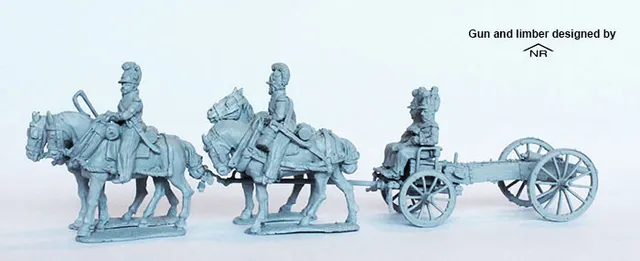 Perry Miniatures BAV 24 attelage canon 6 livres