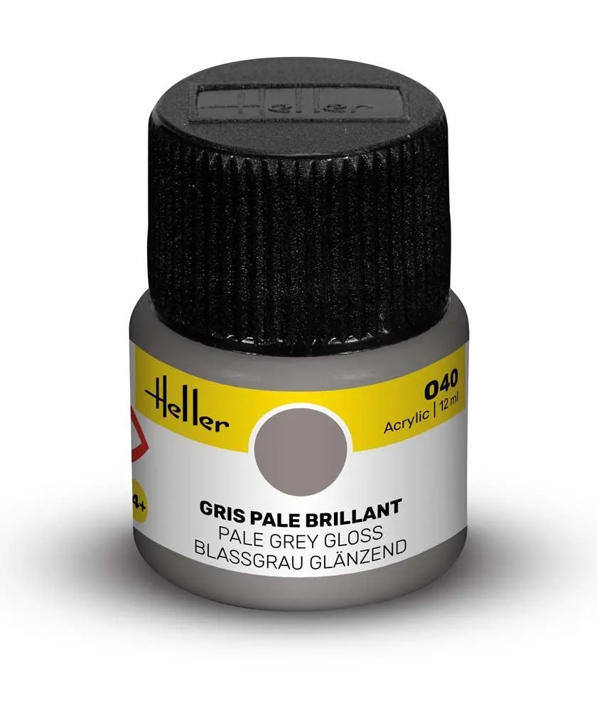 Heller Historical Collection peinture Acrylic 040 gris pâle brillant