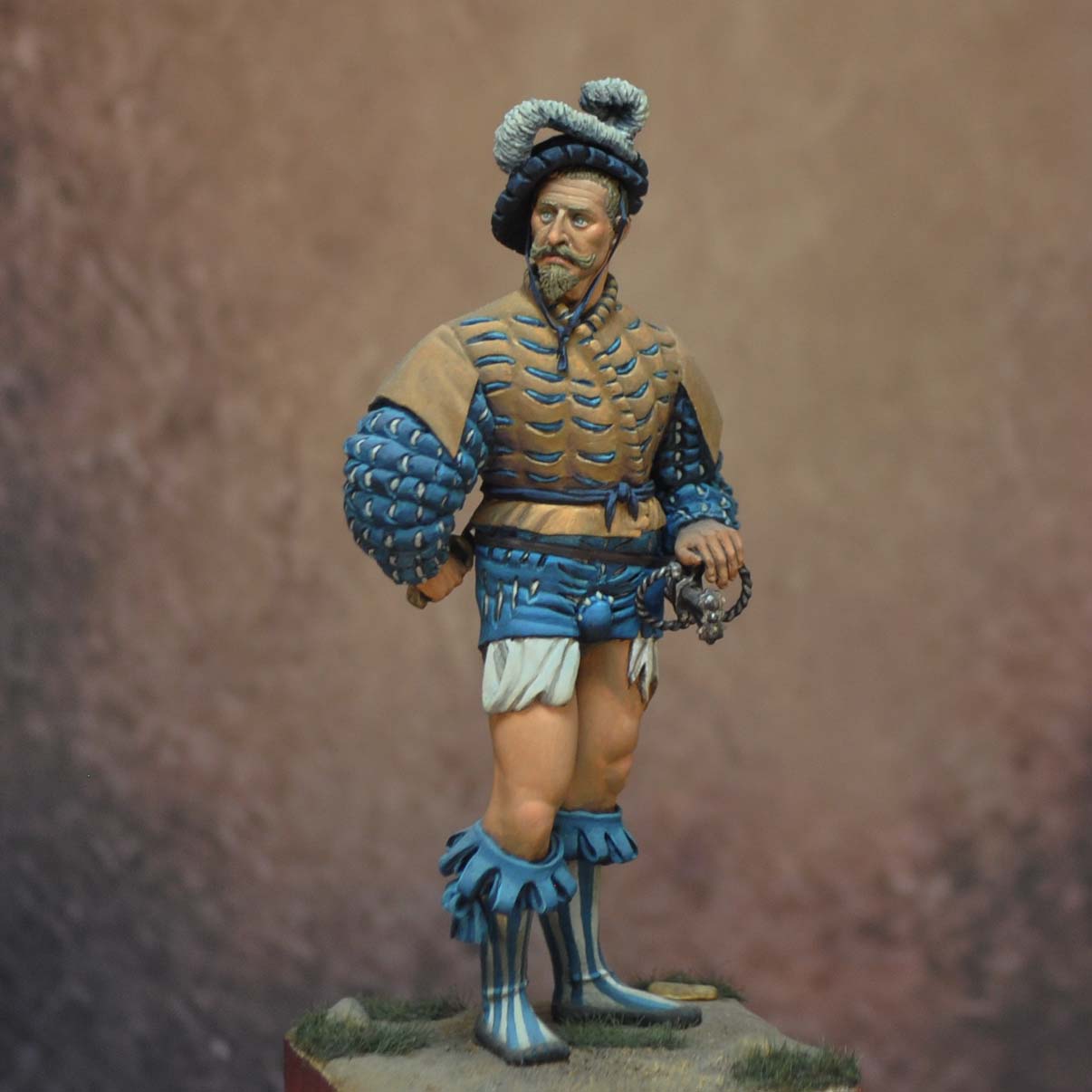 Art Girona 70mm Landsknecht 1520 figurine Renaissance