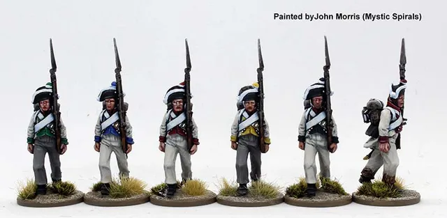 Perry Napoleonic SAX14 figurines mousquetaires saxons 1809