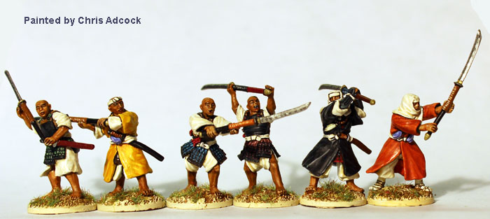 Perry Miniatures Samurai SAM54 Moines Armés naginata 28mm