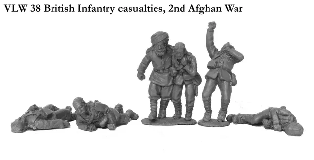 Perry Miniatures VLW 38 Infanterie britannique figurines blessés