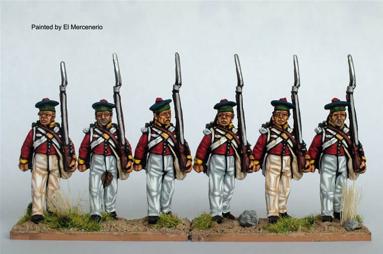 Perry Miniatures Carlist War ISA40 BAL infanterie figurines 28mm marche