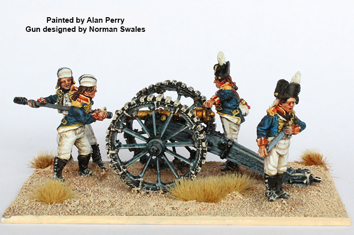 Perry BH 114 artillerie à pied canon 6 pdr figurines 28mm Égypte