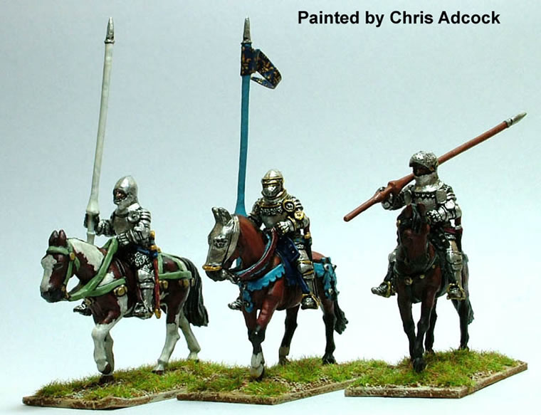 Perry Miniatures Agincourt AO10 hommes d'armes montés 28mm métal