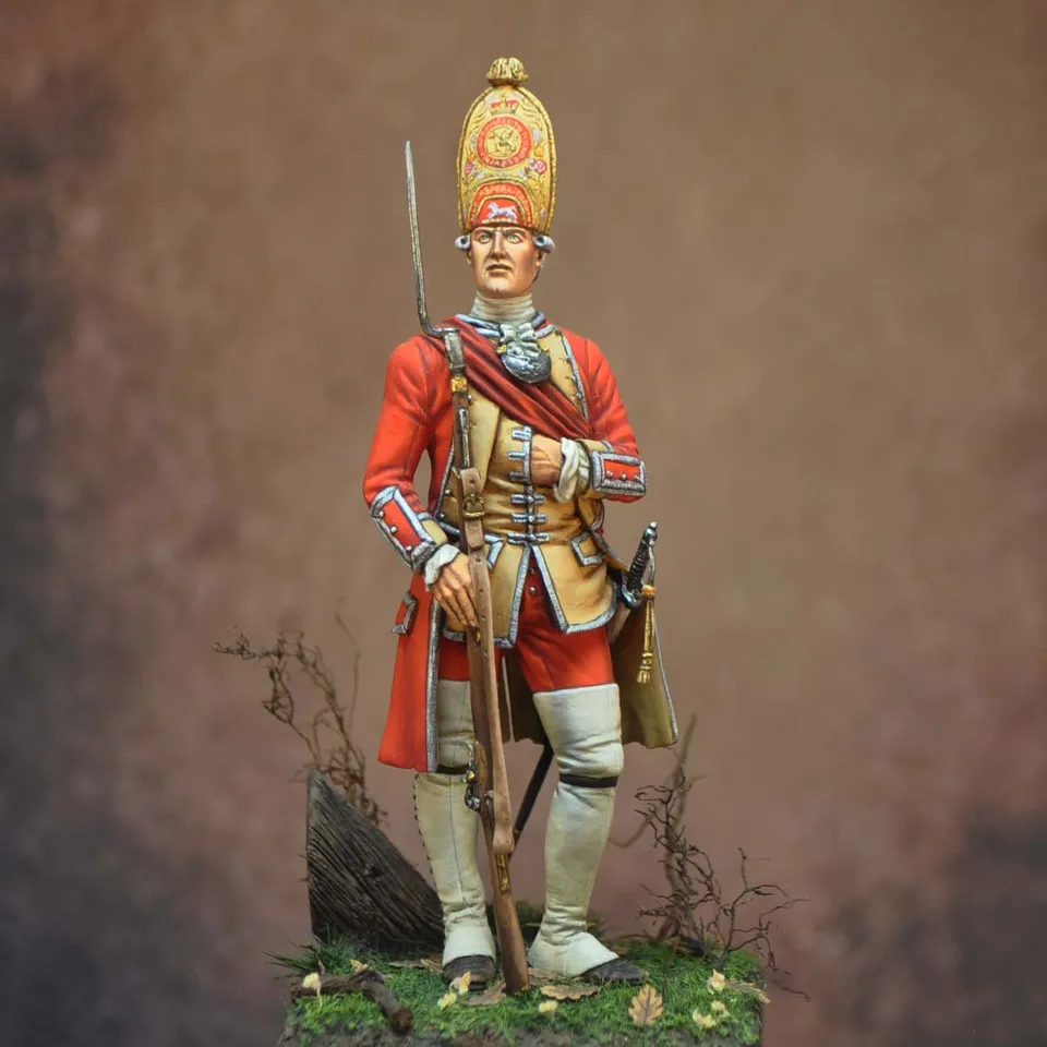 Art Girona 70mm Officer 3rd Regiment Grenadier 1751 figurine