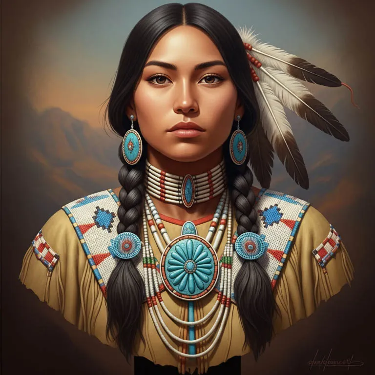 Art Girona Busts Shoshone buste amérindien à peindre