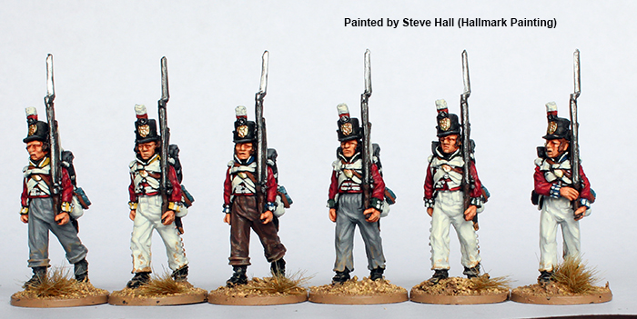 Perry Napoleonic BH 69 infanterie figurines métal marche
