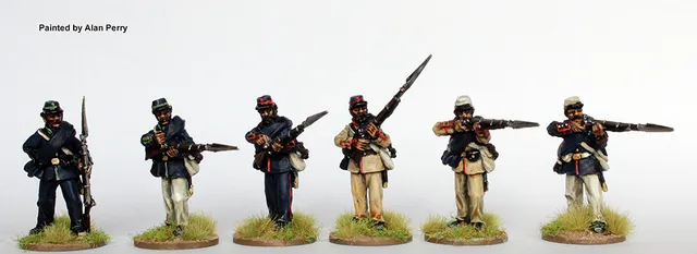 Perry Miniatures Triple Alliance TA 6 figurines fusiliers képis