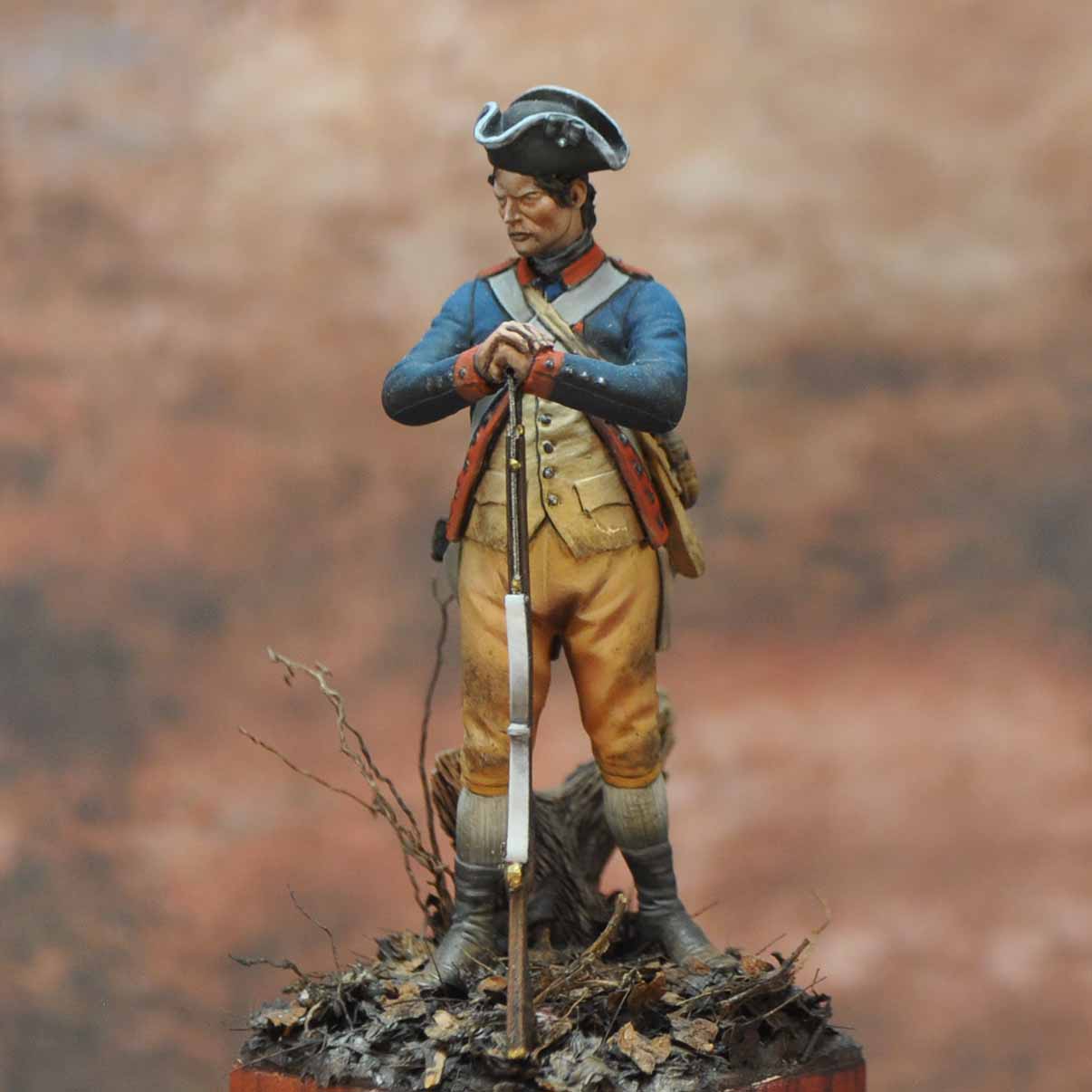 Art Girona International 2nd Maryland Regiment 1777 figurine 54mm