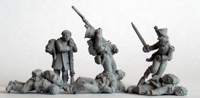 Perry Miniatures Napoleonic FN16 figurines ligne blessés