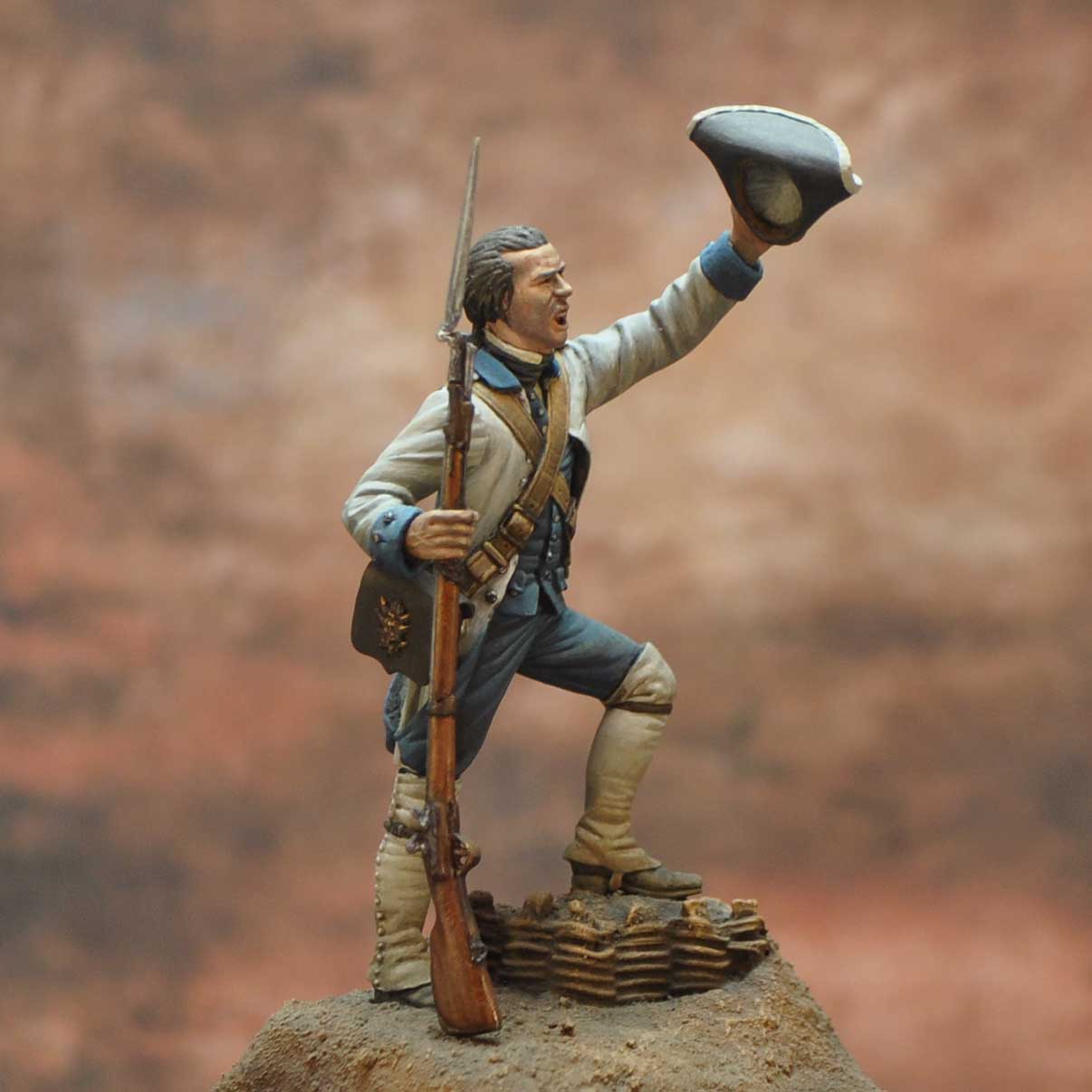 Art Girona Spanish Louisiana Regiment 1770 figurine à peindre