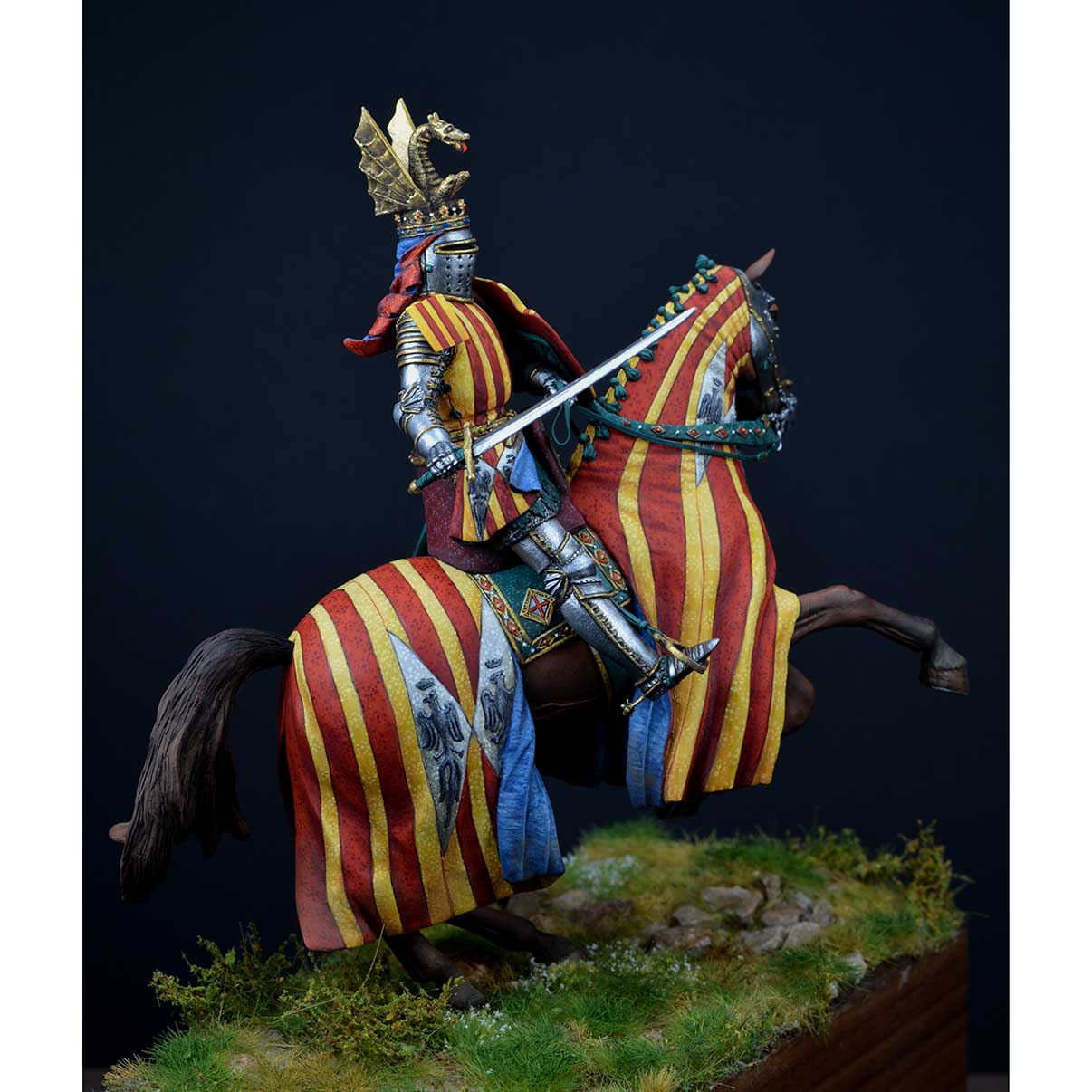 ART GIRONA 70mm Martí Humà figurine roi Aragón
