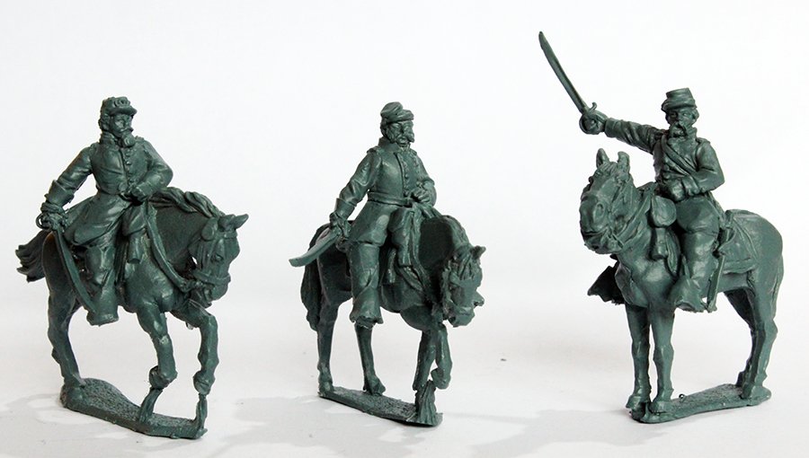 Perry ACW 126 Colonels Union montés figurines métal