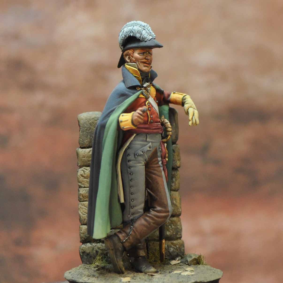 Art Girona Napoleonic Officer 88th figurine 1812 Espagne