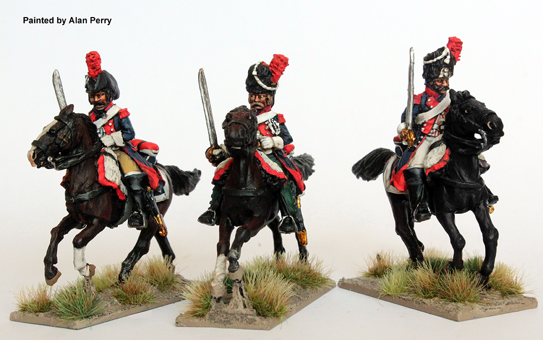Perry Revolutionary French REVF 44 carabiniers figurines galop