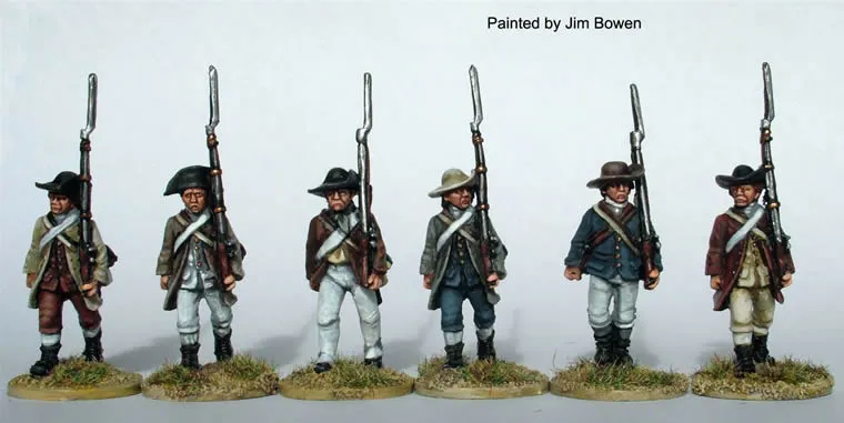 Perry Miniatures AW139 Milice Américaine figurines 28mm