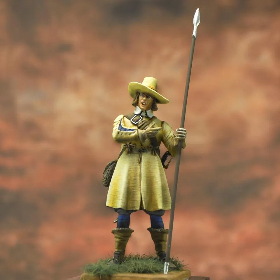 ART GIRONA General Serie Piquier Régiment Bleu figurine 54mm