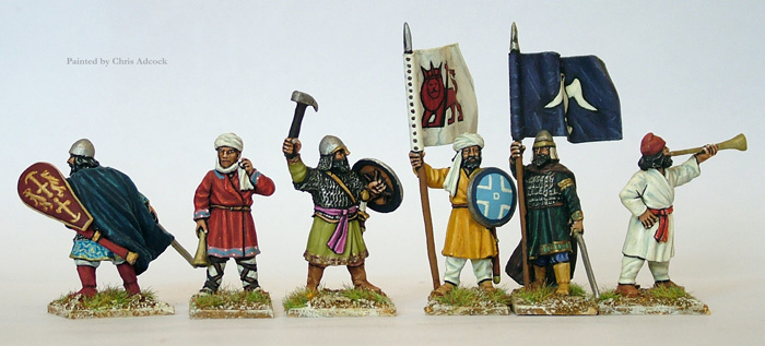 Perry Miniatures Crusades CU30 Infanterie arménienne commandement figurines