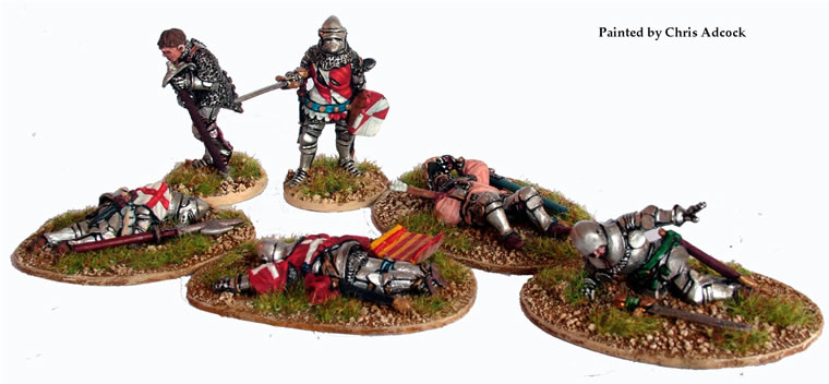 Perry Agincourt AO31 figurines hommes d’armes blessés