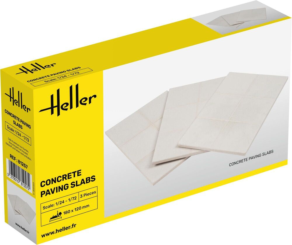 Heller Historical Collection Concrete Paving Slabs décor diorama béton