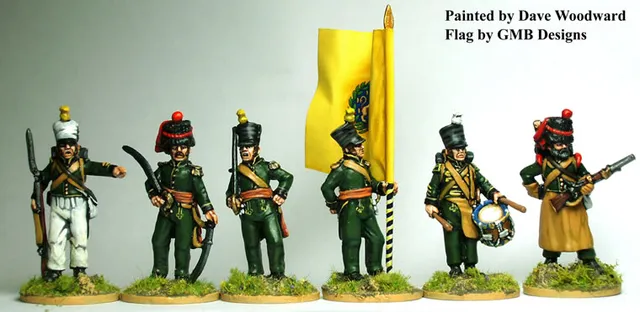 Perry Miniatures Napoleonic NN5 figurines 28mm command Nassau