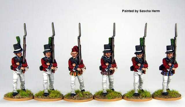 Perry Napoleonic DAN18 Landevaern marche figurines 28mm métal