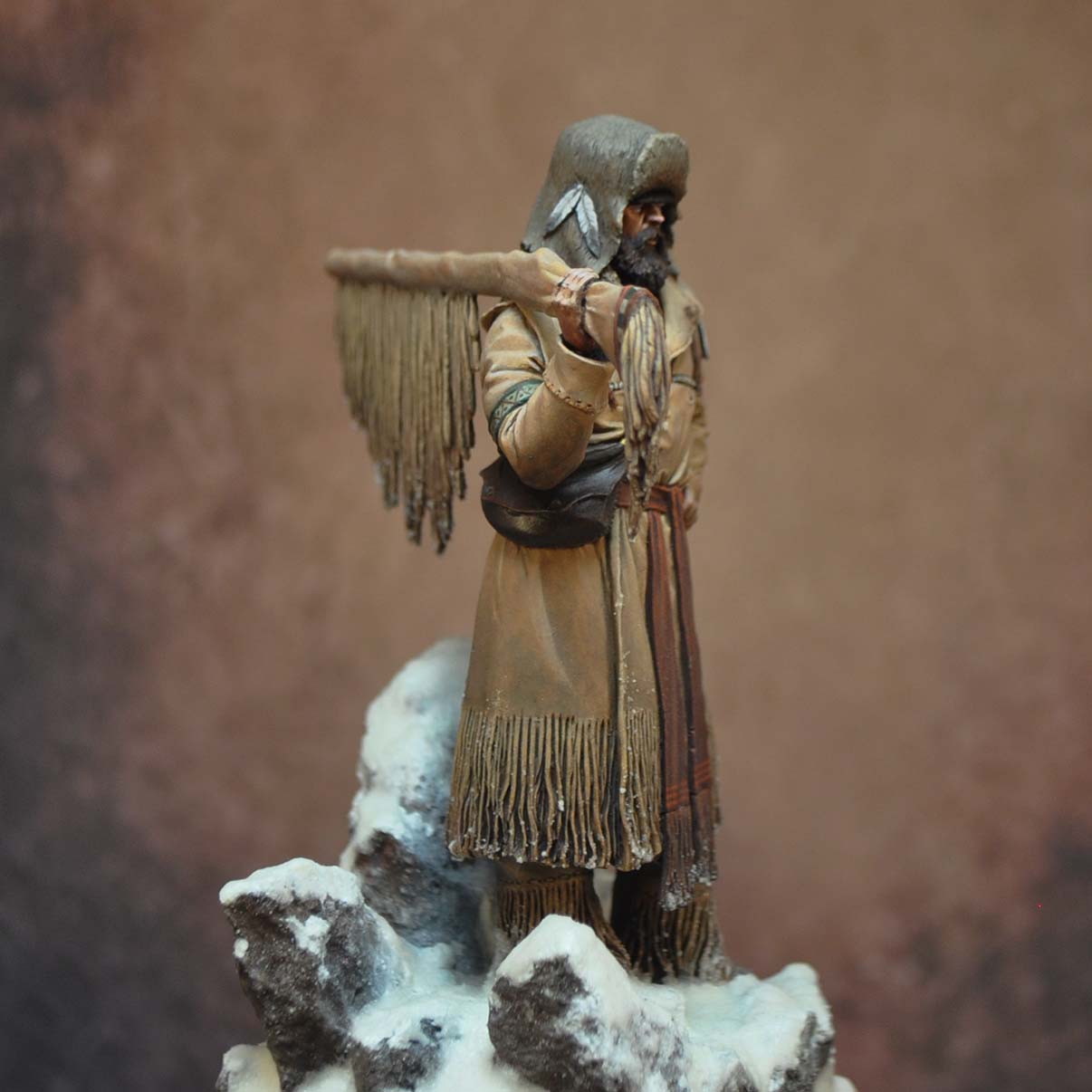 Art Girona 70mm Mountain Man 1835 figurine 70 mm trappeur