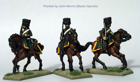 Perry Napoleonic FN137 figurine chasseurs Garde au galop campagne