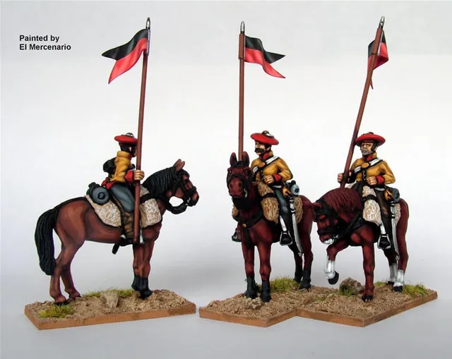 Perry CAT18 lanciers figurines 28mm lance haute à cheval