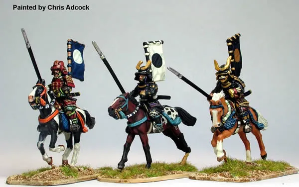 Perry Miniatures Samurai SAM15 cavalier figurine yari charge