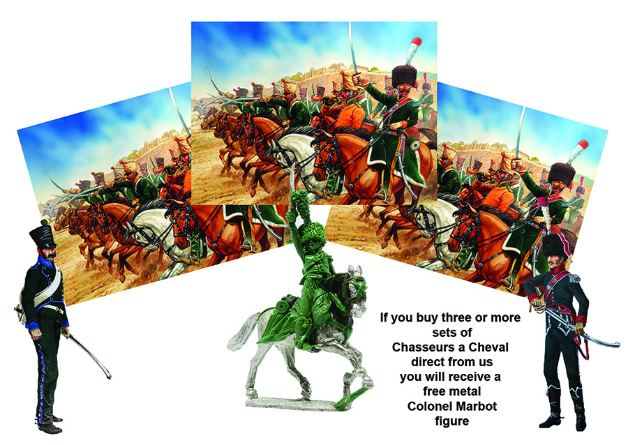 Perry FN 230 Chasseurs à cheval 1808-15 boîte plastique 14 pcs