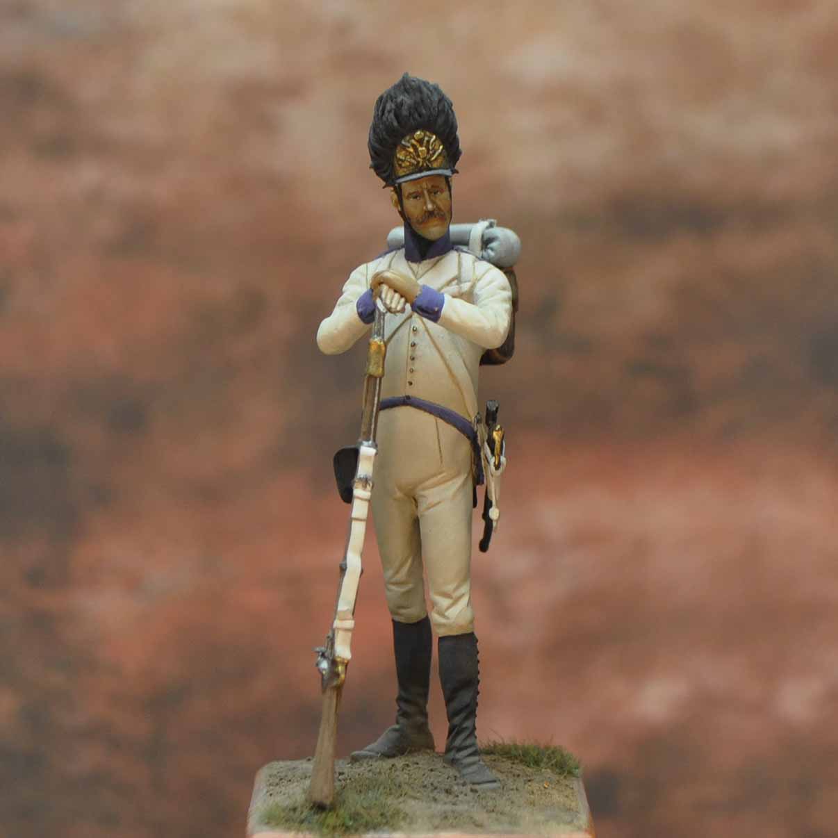 Art Girona Napoleonic Grenadier Autriche 1805 figurine 54 mm