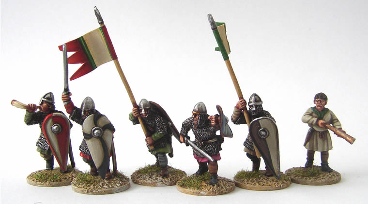 Perry Crusades CU17 figurines commandement à pied