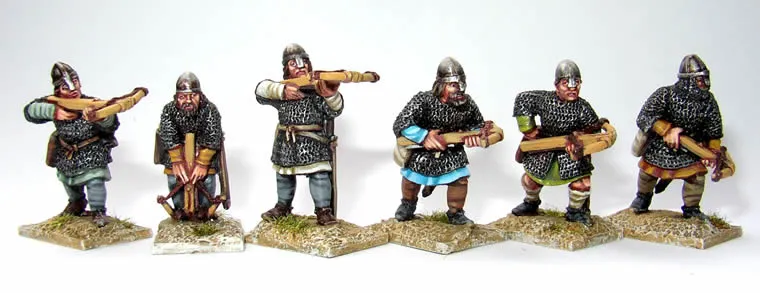 Perry Miniatures Crusades CU23 figurines arbalétriers métal