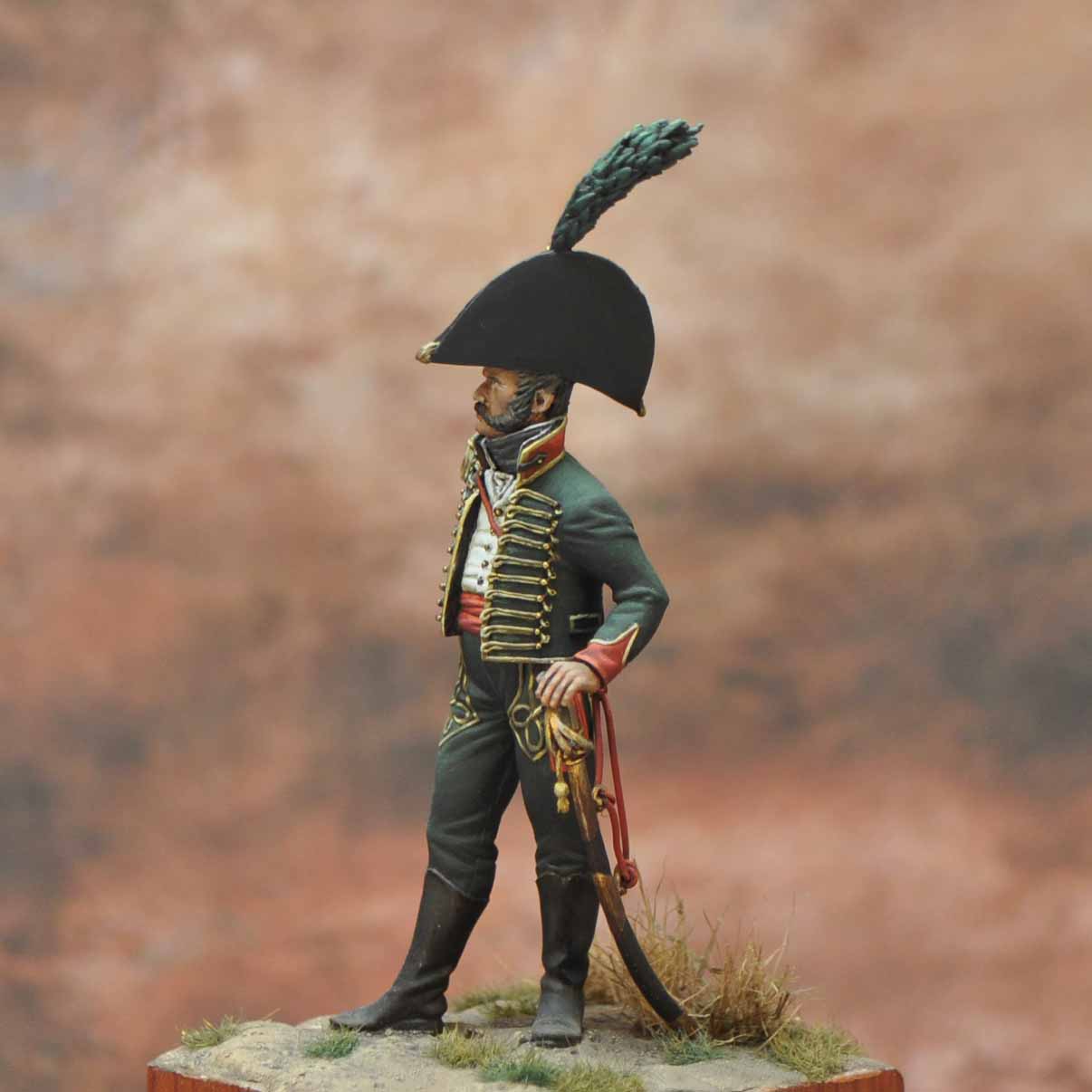 ART GIRONA Napoleonic Officer Catalonia 1807 figurine officier