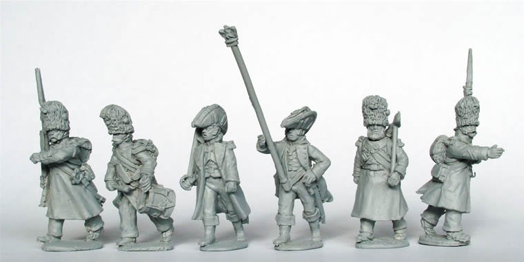 Perry Miniatures Napoleonic FN 93 figurines chasseurs garde manteau