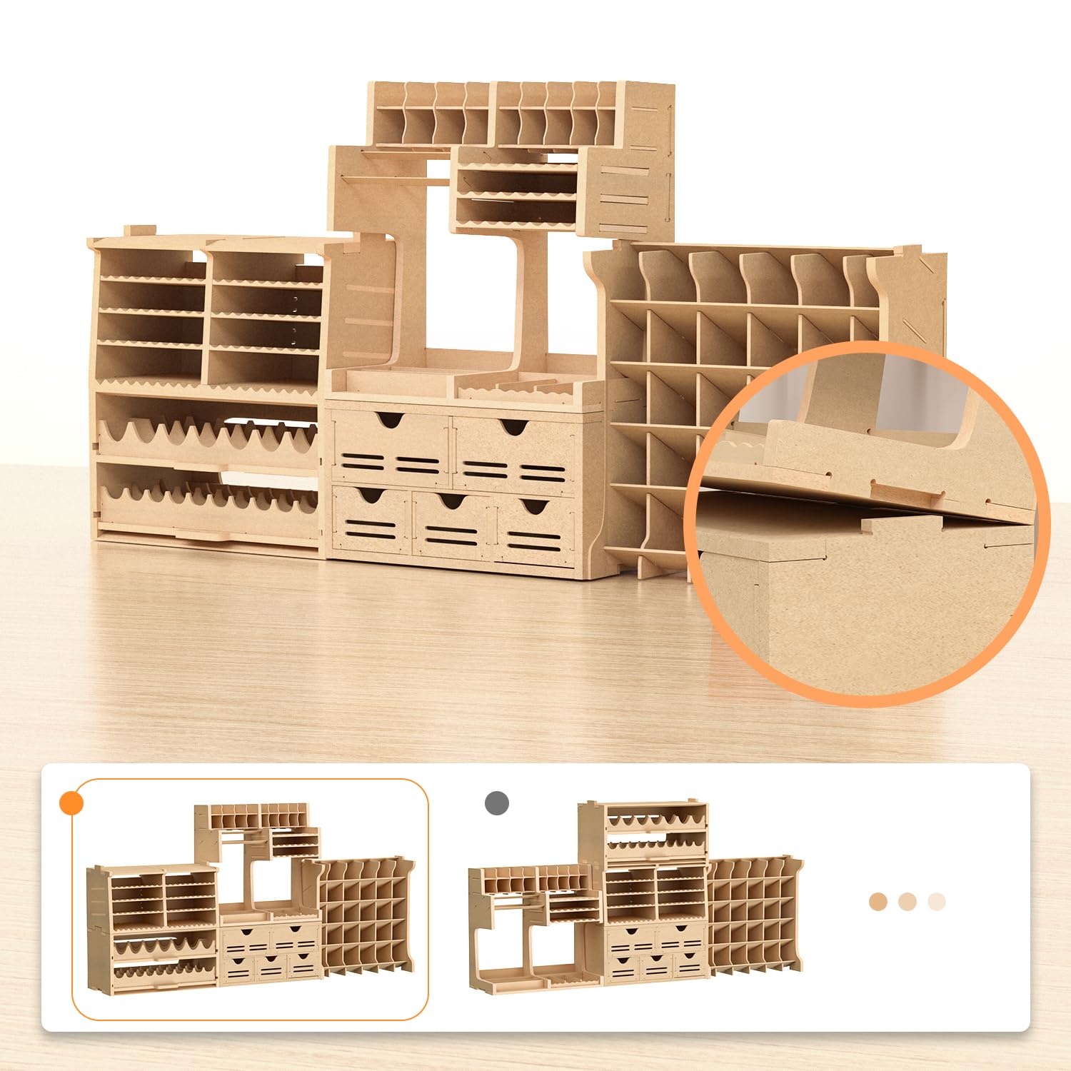 Bucasso GK RS organisateur maquette MDF grand