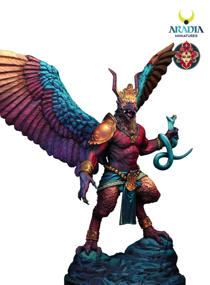 Aradia Minis Kali Yuga Garuda King figurine résine oiseau