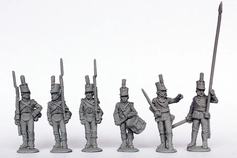 Perry Napoleonic PORT 8 figurines infanterie commandement 1810-15