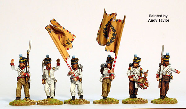 Perry Miniatures NCR4 Wurzburg infanterie commandement 28mm