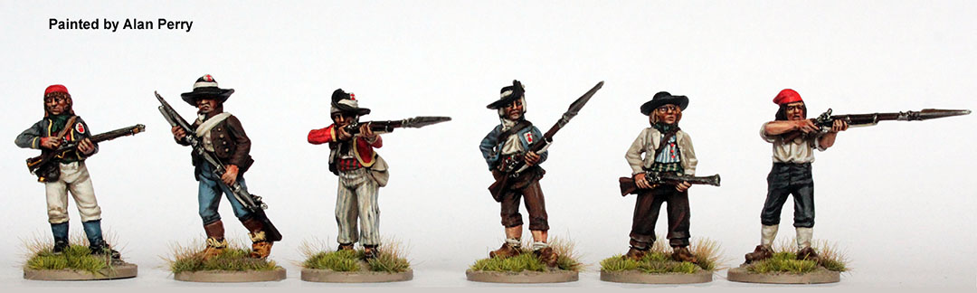 Perry Miniatures Vendéens REVV1 figurines tirailleurs