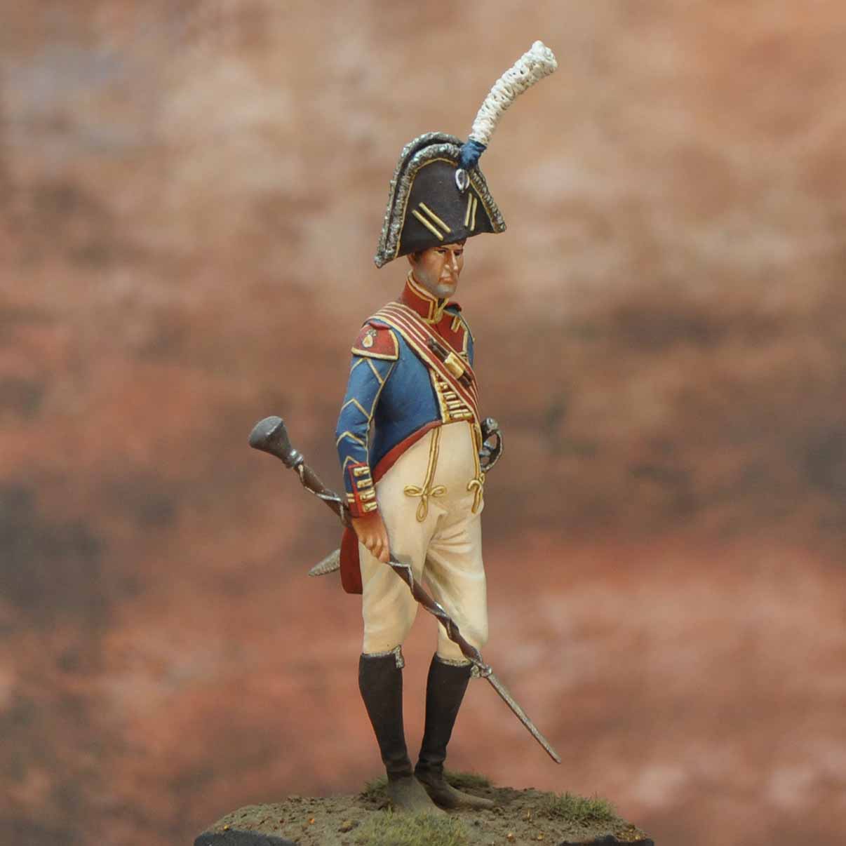 Art Girona Napoleonic Drum Major Bavière figurine 54mm 1808