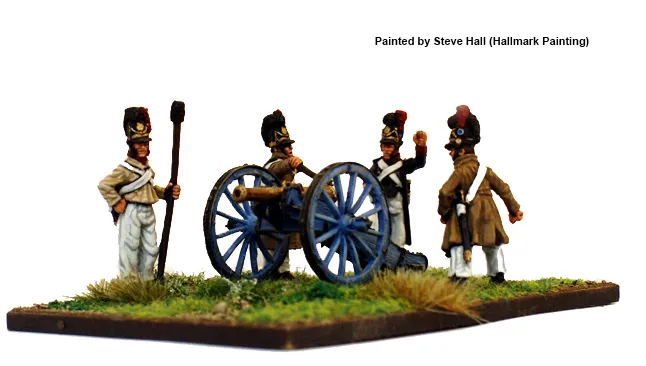 Perry Miniatures Napoleonic BAV 19 artillerie 6 pounder figurines 28mm