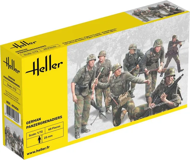 Heller Historical Collection Panzergrenadiers figurines 1/72