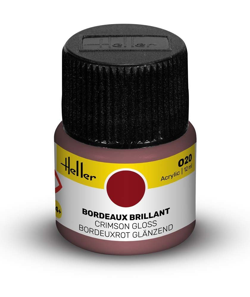 Heller Historical 020 peinture acrylique bordeaux brillant