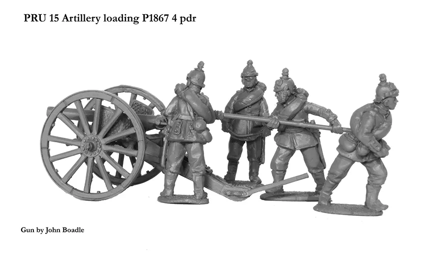 Perry Miniatures PRU15 Artillerie prussienne P1867 4pdr 28mm