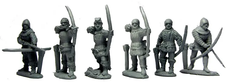 Perry Miniatures Agincourt AO2 figurines archers anglais
