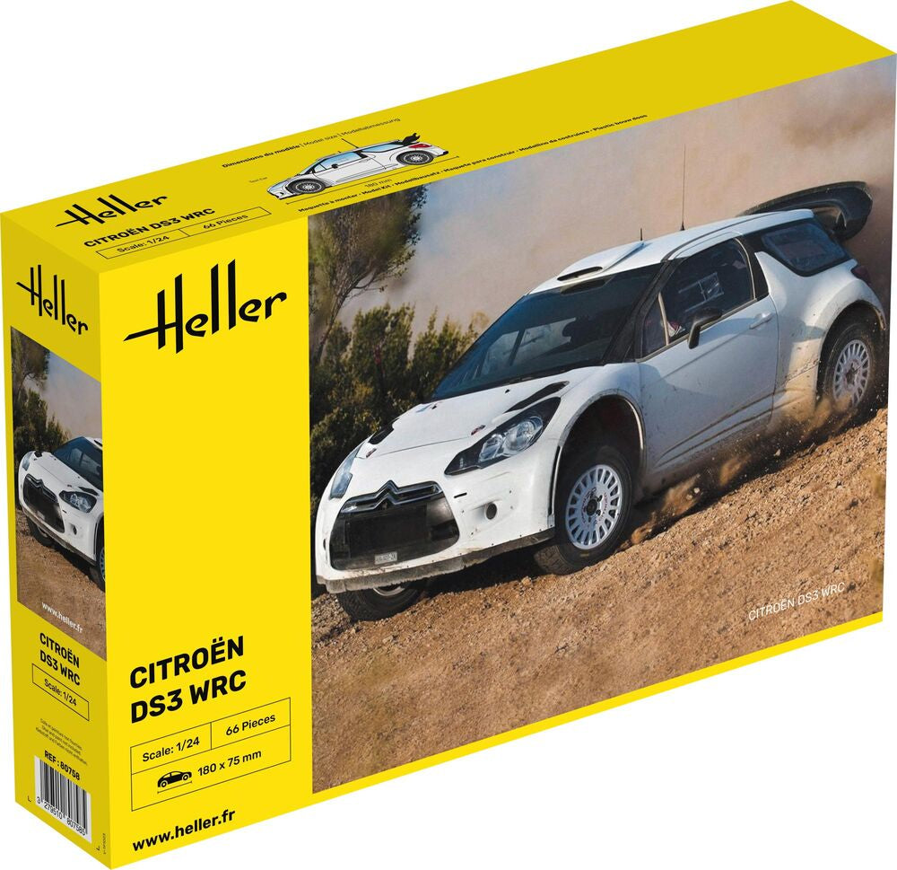 Heller Historical Collection Citroën DS3 WRC 1/24 maquette rallye