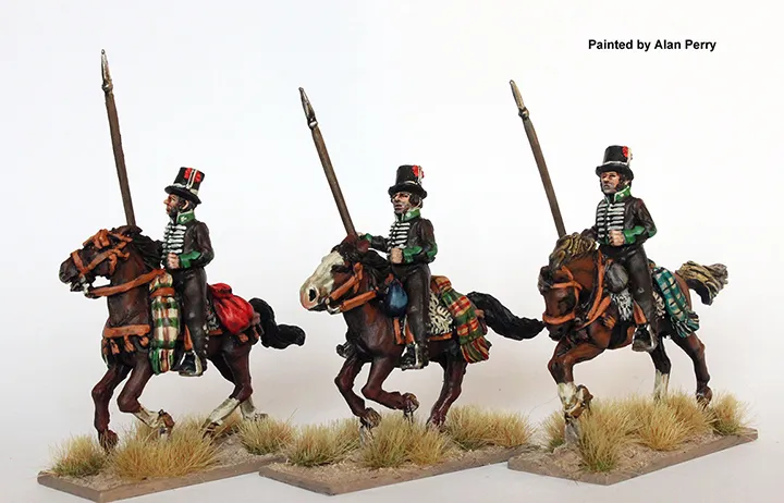 Perry Miniatures Napoleonic SPA 63 figurines lanciers Carmona galop